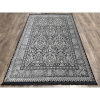 Иранский ковер Arti 8082 Черный-серый